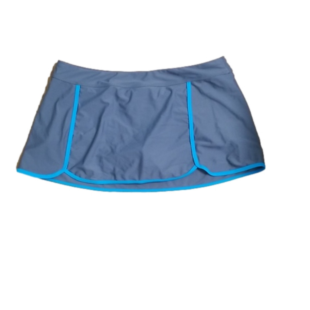 Free Country Skirt Athletic Athleisure Gray Blue